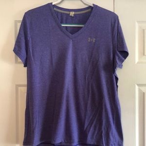 Under Armour, size XL, heather purple color